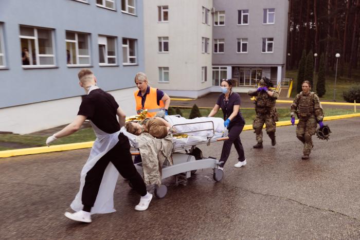 Foto: Visaptverošās valsts aizsardzības mācības "Namejs 2025" Daugavpilī  / Gatis Dieziņš / Aizsardzzības ministrija