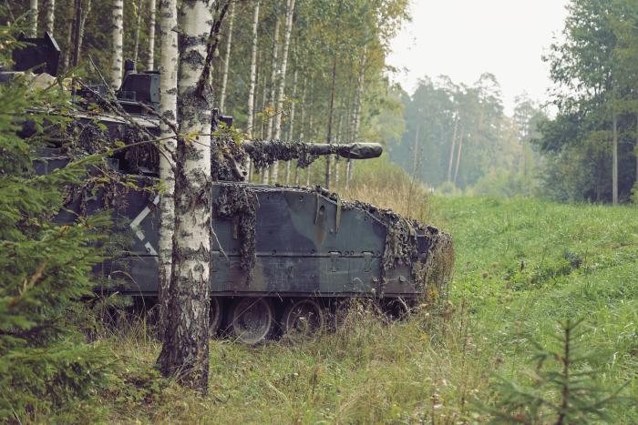 Mācības militārajā poligonā “Mežaine”