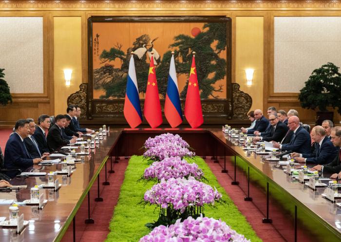 Ķīnas un Krievijas vadītāju tikšanās