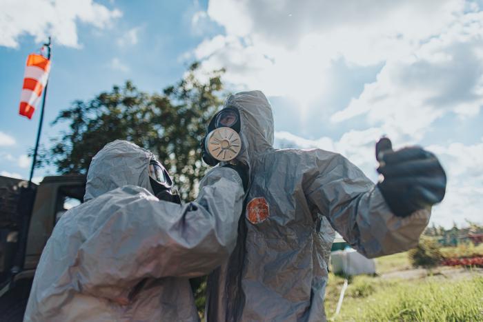 Mācību “Namejs” ietvaros izspēlē ķīmiska incidenta novēršanu