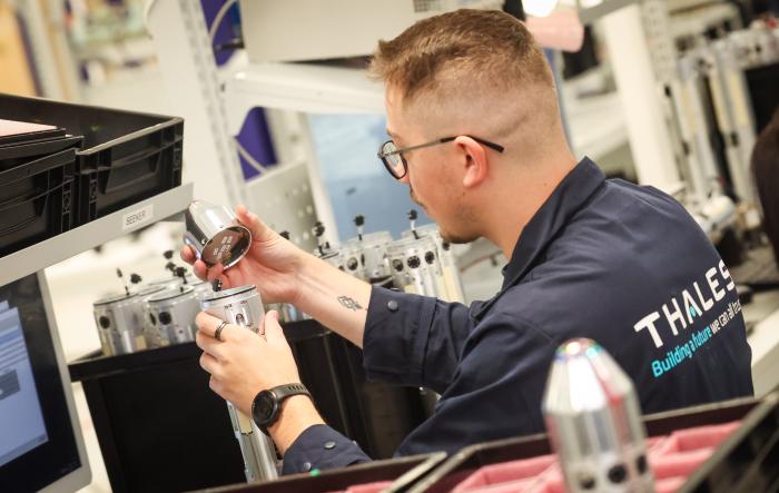 Uzņēmuma "Thales" raķešu ražotne Beļģijā / ZUMAPRESS.com / Scanpix