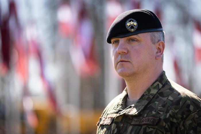 Zemessardzes 2. Vidzemes brigādes komandieris pulkvedis Igors Harlapenkovs