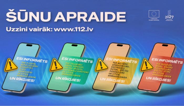 Kampaņas vizuālais materiāls, kas parāda iespējamos traukmes veidus