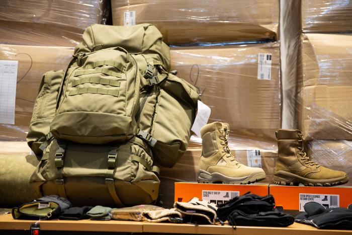 VALIC ekipējuma noliktava