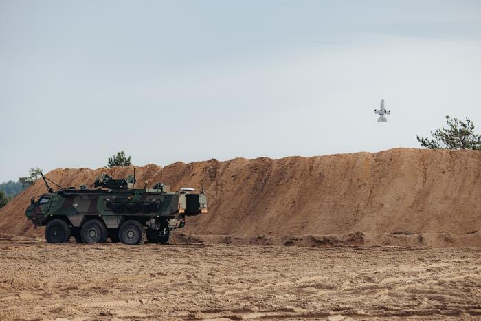 Patria un pārtvērēj drons