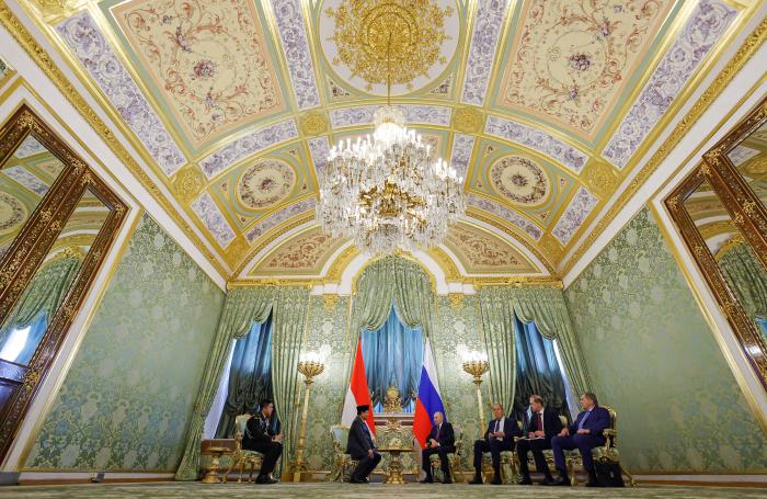 Krievijas un Indonēzijas prezidentu tikšanās