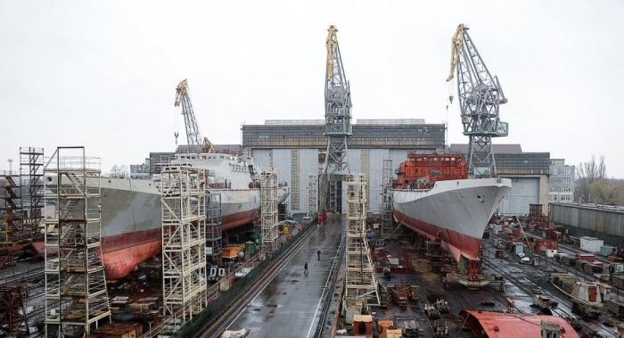 Kuģu būvētavā “Yantar” Kaļiņingradā