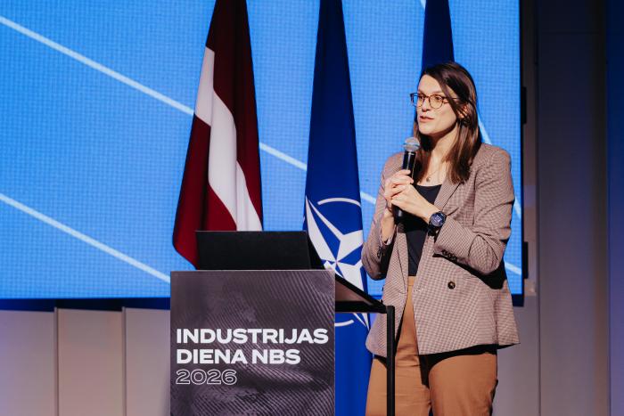 NATO DIANA pārstāve Hetere Buismena