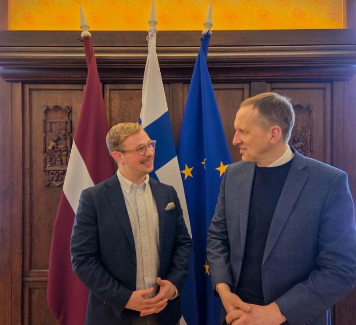 Aizsardzības ministrijas valsts sekretārs Aivars Puriņš viesojas Somijas Starptautisko attiecību institūtā