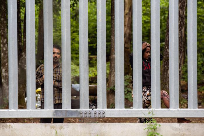 Polijas un Baltkrievijas robeža.