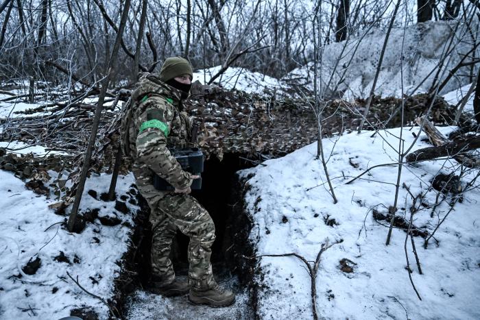 Ukrainas karavīri frontē