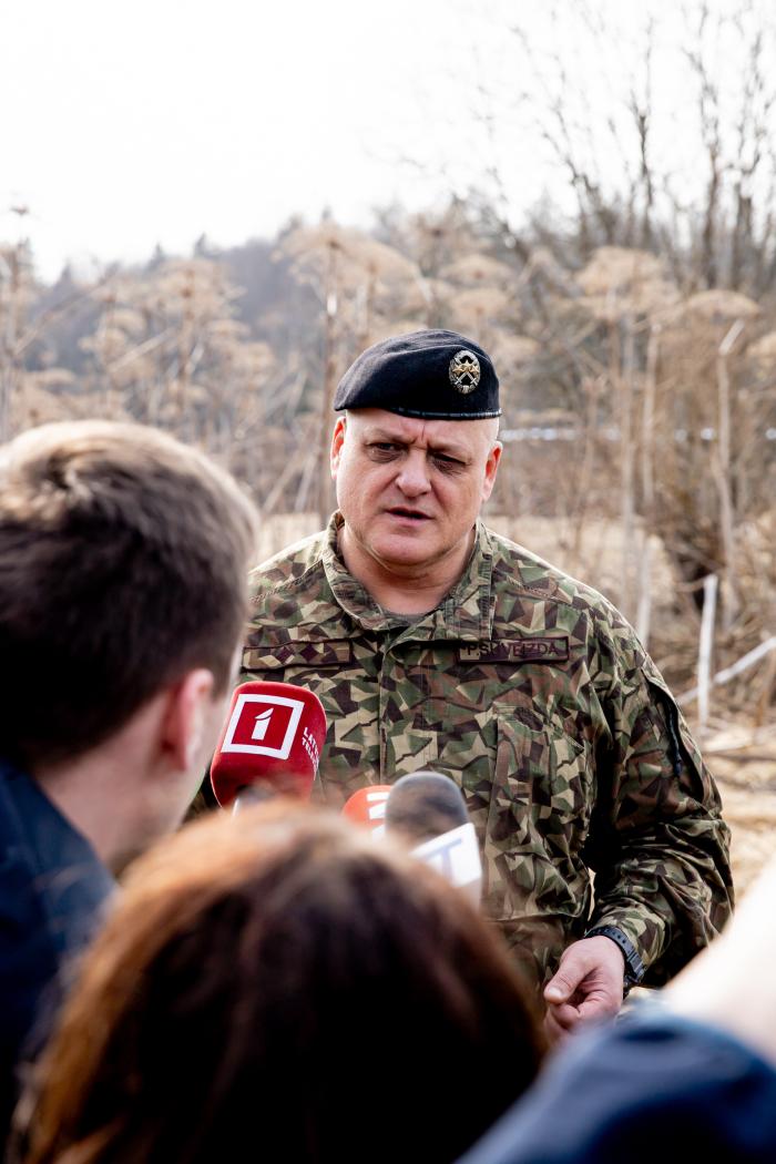 Zemessardzes 3.Latgales brigādes komandieris pulkvežleitnants Pēteris Suveizda
