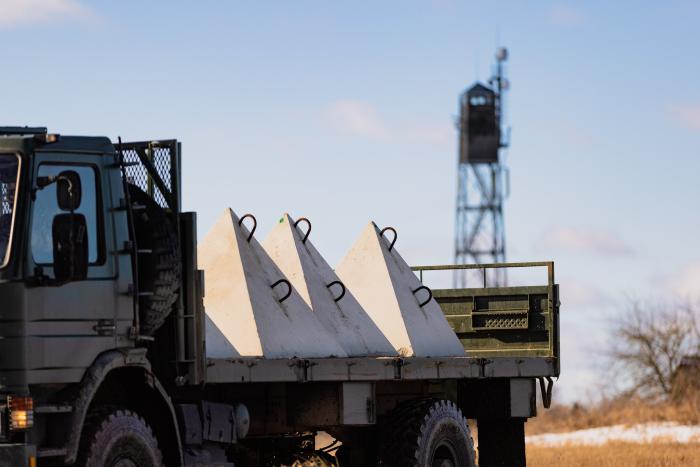 Foto: Baltijas aizsardzības līnijas Latvijas posma izbūve Balvu novada "Punduros" / Gatis Dieziņš / Aizsardzības ministrija