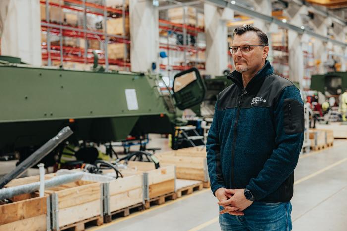 Uzņēmuma "Patria Latvija" valdes priekšsēdētājs Uģis Romānovs