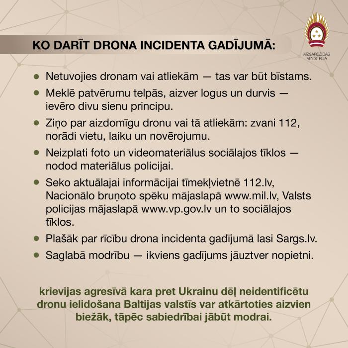 Dronu incidenta apraksts