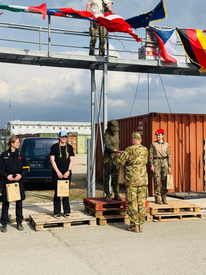 Kaprāle saņem pirmo vietu sacensībās Kosovā