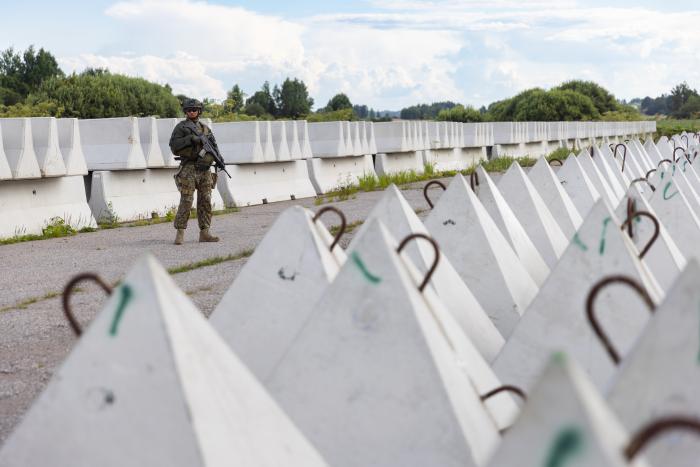 NBS karavīrs Latvijas austrumu pierobežā / Gatis Dieziņš / Aizsardzības ministrija