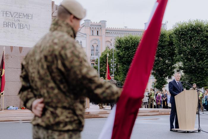 Ministrs uzrunā klātesošos