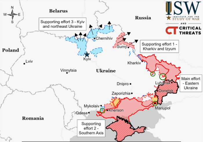 Krievijas izraisītā kara situācija – 5. aprīlis