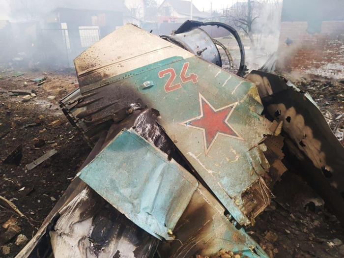 Ukrainā notriekts "Su-34"