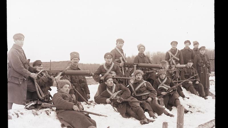 Пулеметчики Латвийской армии на Латгальском фронте. 1920-е гг. Фото: Латвийский военный музей.