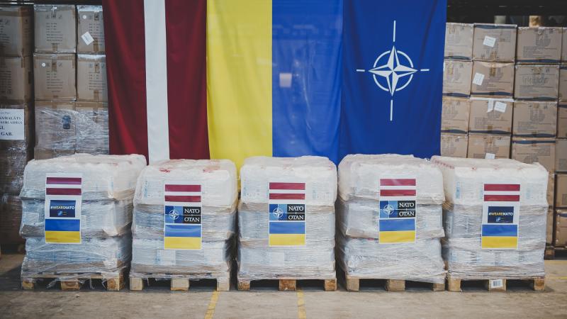 NATO palīdzības krava Ukrainai