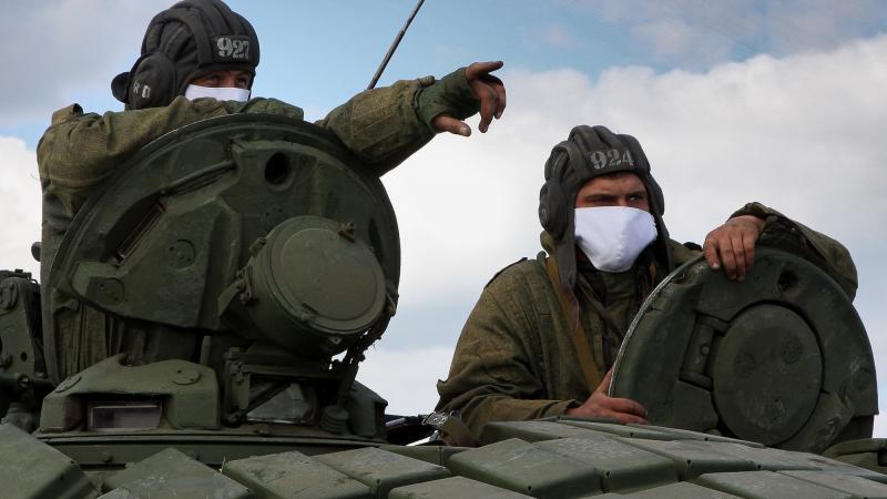 Krievijas atbalstīto separātistu kaujinieki Austrumukrainā