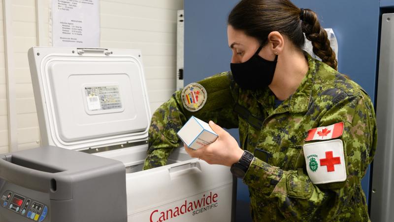Kanādas Covid-19 vakcīnas Ādažu bāzē