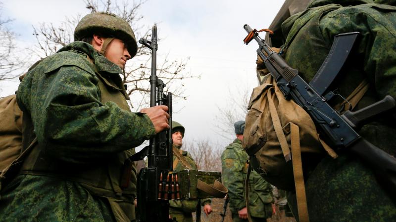 Krievijas atbalstīto teroristisko kaujinieku grupas Austrumukrainā