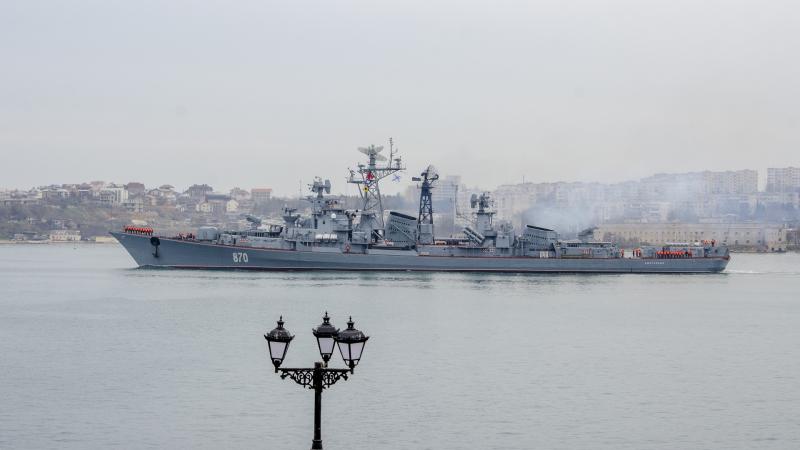 Krievijas Melnās jūras flotes karakuģis