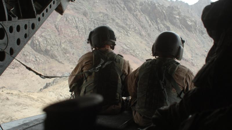 ASV karavīri helikopterī "Chinook" Afganistānā