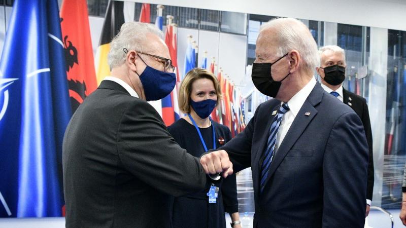 Baltijas valstu vadītāju tikšanās ar ASV prezidentu Džo Baidenu NATO Briseles samita laikā