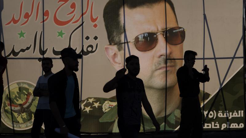 Sīrijas diktatora Bašara al Asada attēls