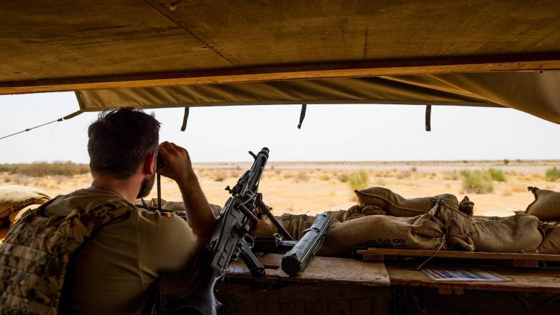 ANO spēku Vācijas kontingenta karavīrs operācijā Mali