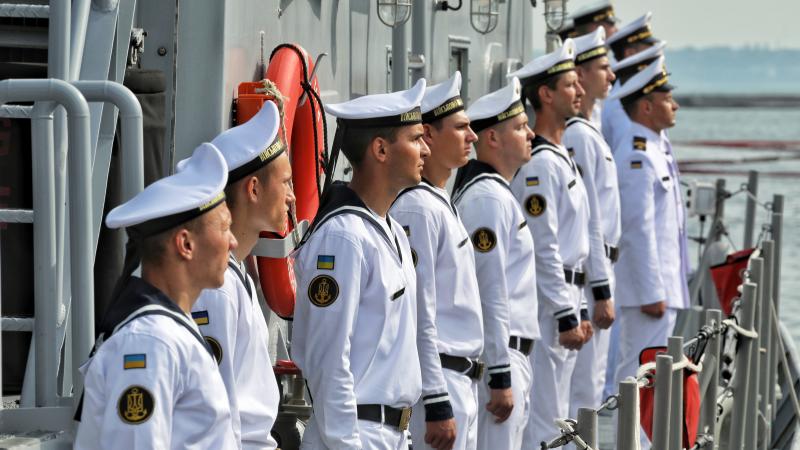 Ukrainas Jūras spēku karavīri