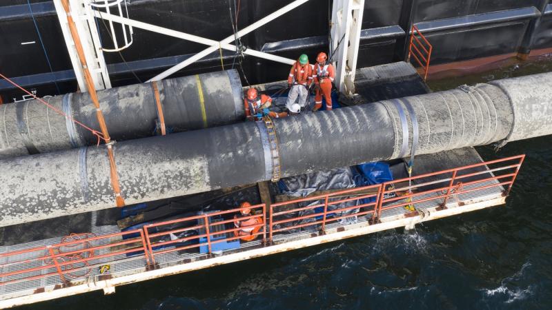 Gāzes vada "Nord Stream 2" būvniecība