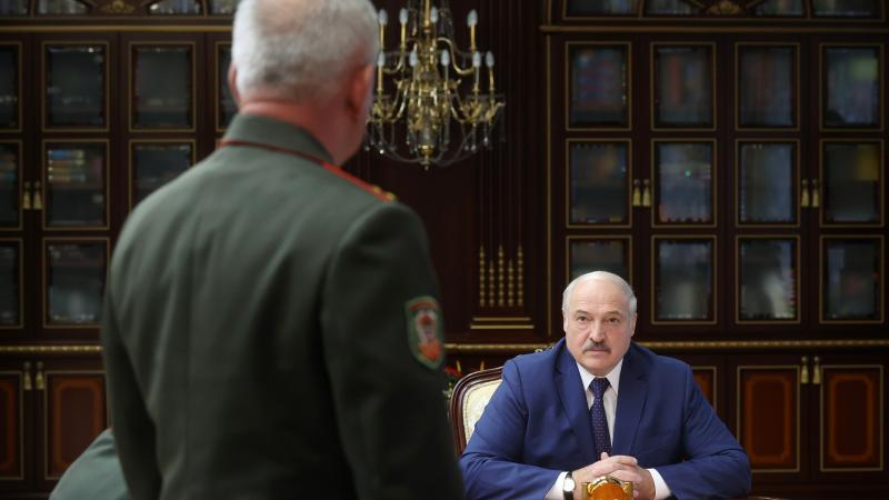 Baltkrievijas pašpasludinātais prezidents A. Lukašenko