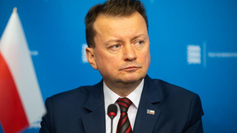 Polijas Nacionālās aizsardzības ministrs Mariušs Blaščaks