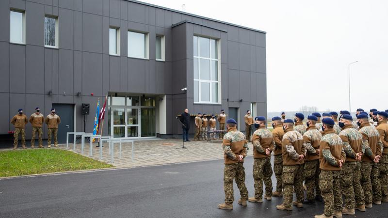 Pretgaisa aizsardzības apmācību ēkas atklāšana