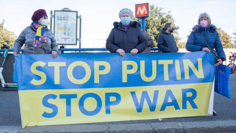 Protests pret Krievijas agresiju Ukrainā ZUMAPRESS.com/Scanpix