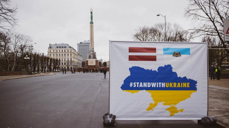Akcija, paužot atbalstu Ukrainai