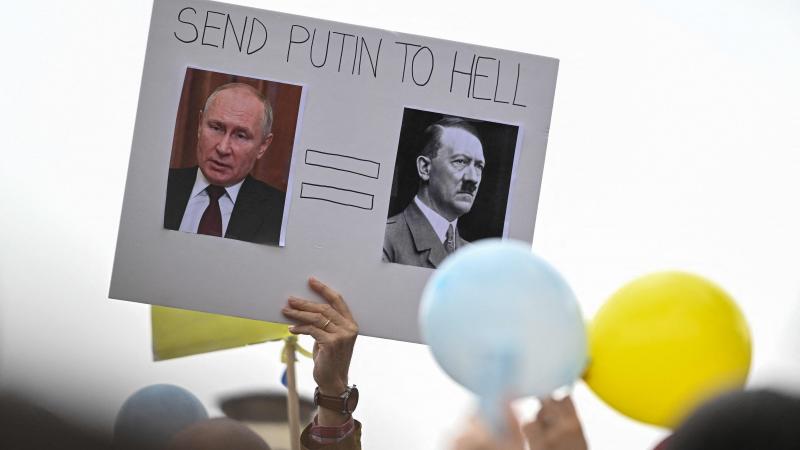 Protesti pret Krievijas iebrukumu Ukrainā