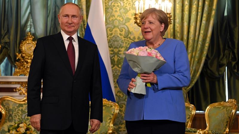 V. Putina un A. Merkeles tikšanās 