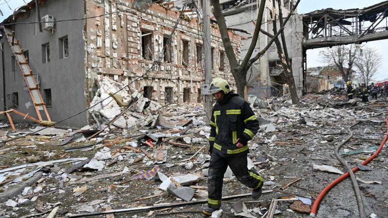 Harkiva pēc krievu okupantu uzbrukuma