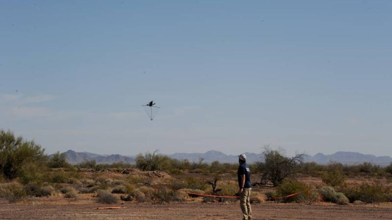ASV armijas dronu demonstrācija Jumas poligonā, ASV