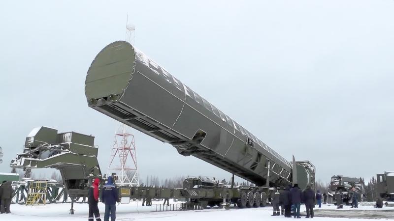 Krievijas starpkontinentālā raķete "Sarmat"