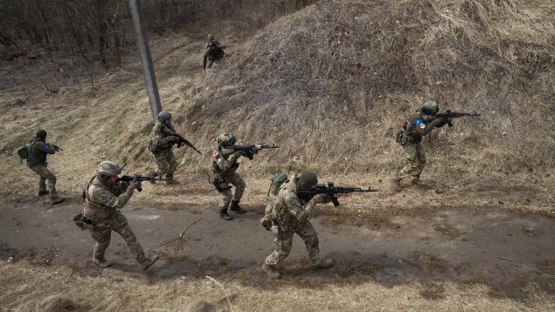 Ukrainas bruņoto spēku teritoriālās aizsardzības 103. atsevišķās brigādes karavīri