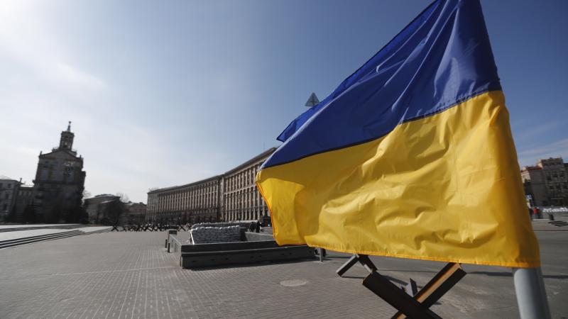 Ukrainas karogs Kijivā