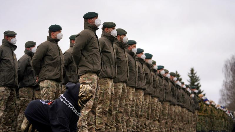 Vācijas bruņoto spēku karavīri eFP sastāvā Lietuvā