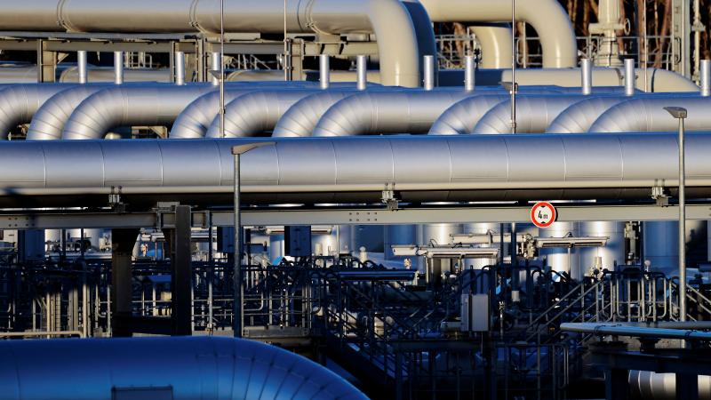 "Nord Stream 2" gāzes sadales stacija Vācijā